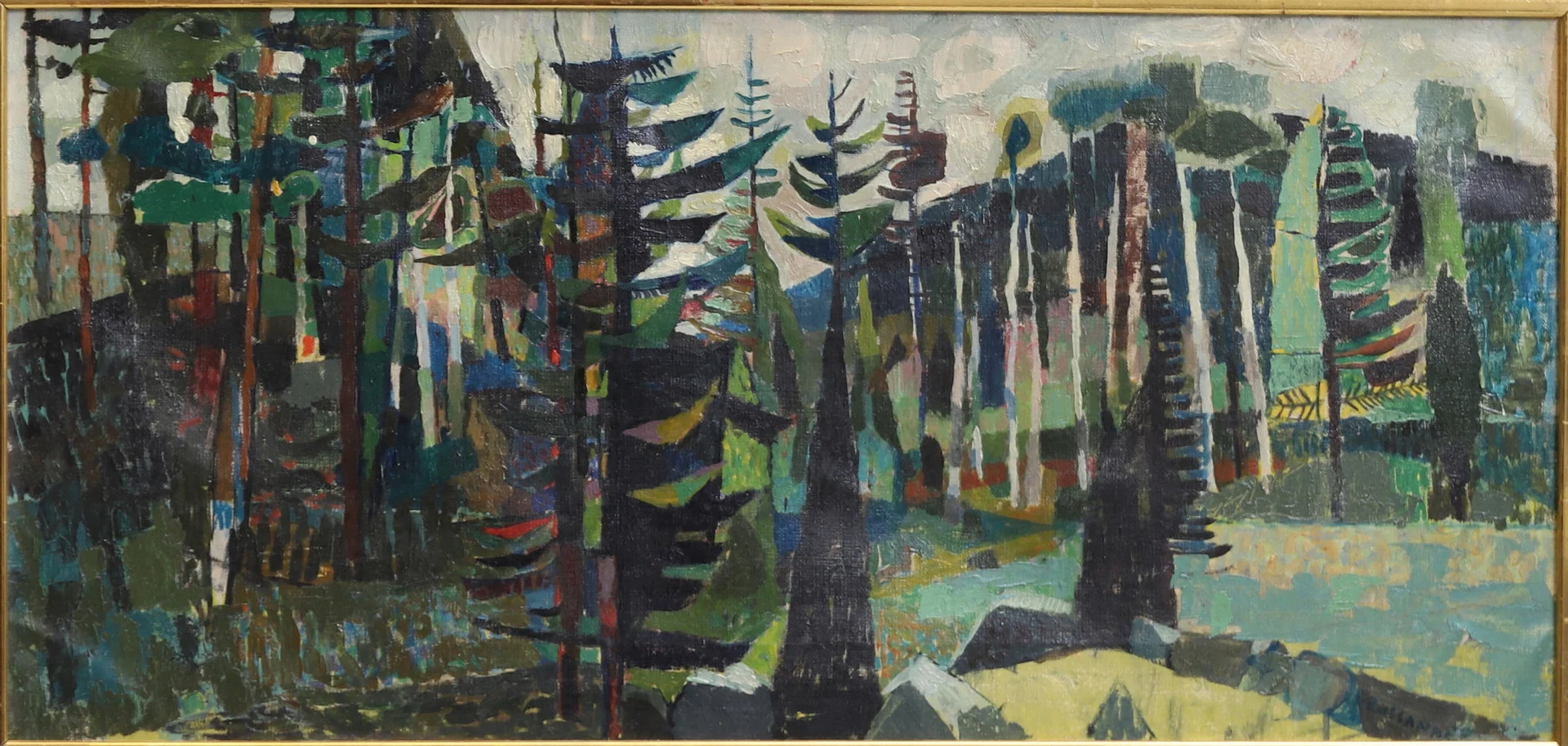 ARMAND ROSSANDER. Olja på duk, signerad Rosander. — Paintings — Gomér & Andersson Nyköping