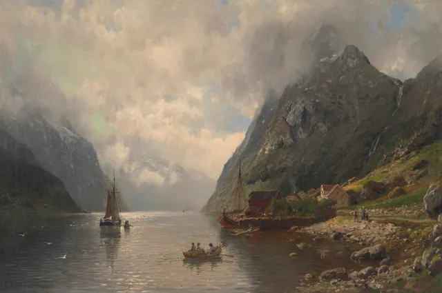 Askevold, Anders — Vestlandsfjord, 1888