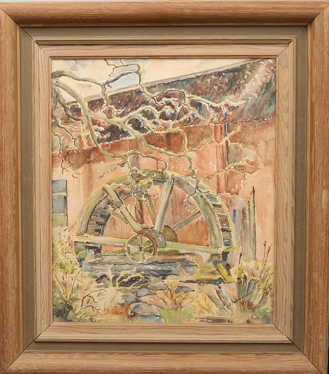 HANS ABRAHAMSSON. Akvarell, signerad, daterad 1948.