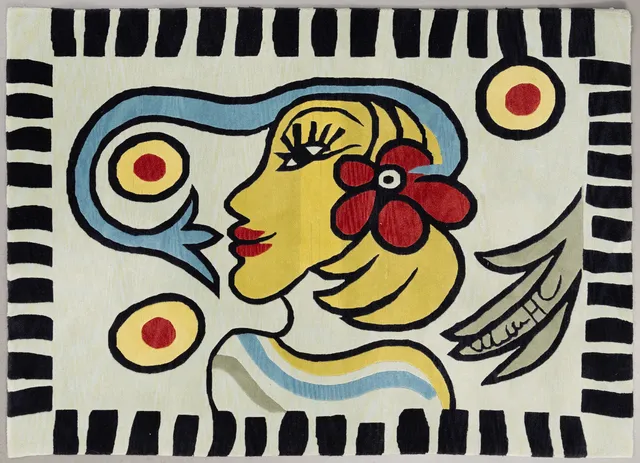 ULRICA HYDMAN-VALLIEN. Matta, Ladylike, numrerad upplaga om 100, Indien, 140 x 195 cm.