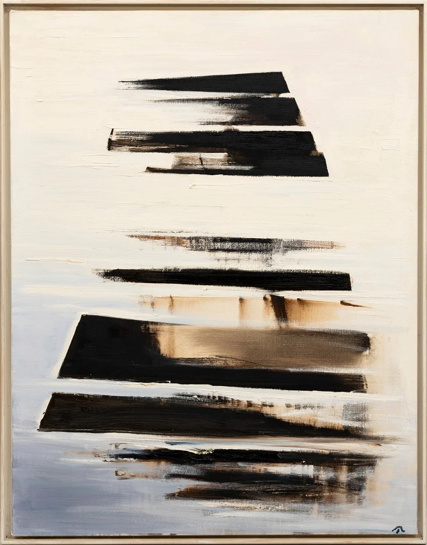 SVANTE RYDBERG (FÖDD 1948). Olja på duk, "Brygga vid högvatten", signerad och daterad a tergo, -07. — Paintings — Auktionshuset Kolonn