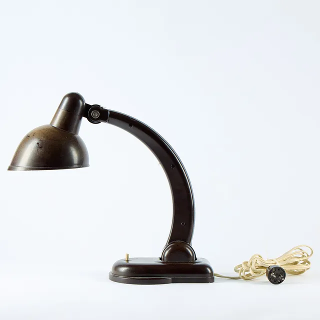 CHRISTIAN DELL. Bordslampa, bakelit, 1930-tal.