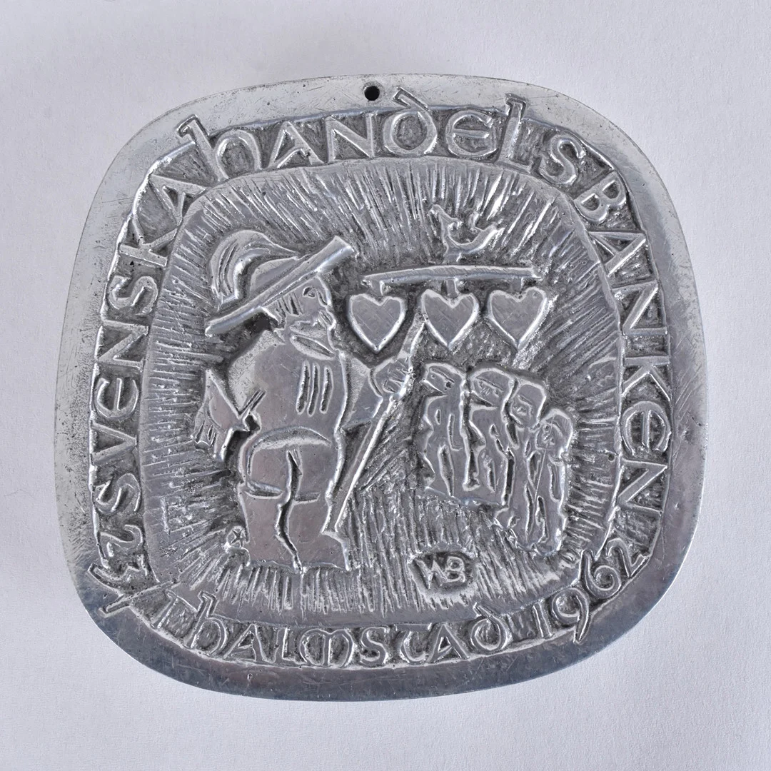 WALTER BENGTSSON. relief, aluminium. — Sculptures & Bronzes — Halmstads Auktionskammare