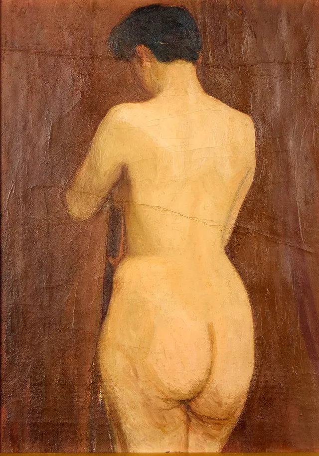 CARL RYD. Nakenstudie.