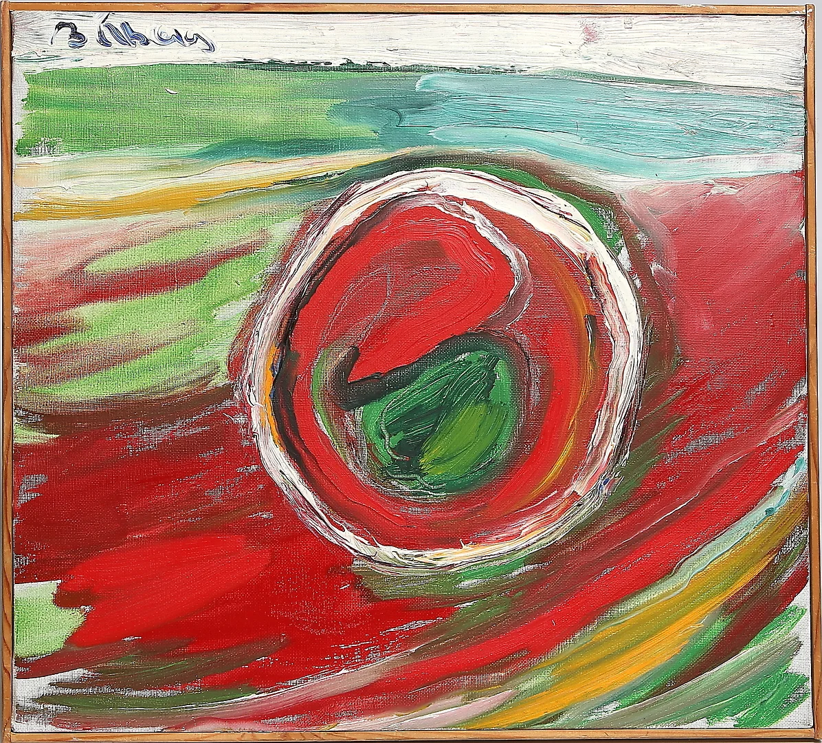 BENGT ÅBERG. Olja på duk, signerad. 1960-tal. — Paintings — Stadsauktion Sundsvall
