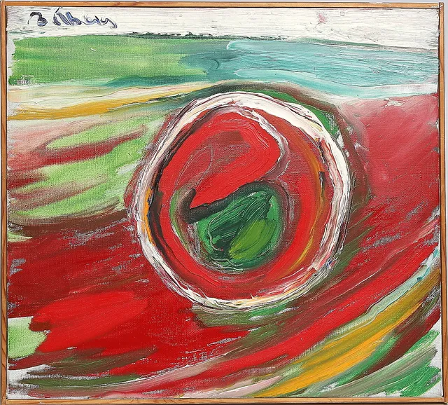 BENGT ÅBERG. Olja på duk, signerad. 1960-tal.