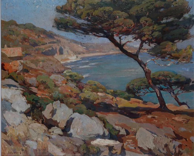 JOSEP PUIGDENGOLAS. "Pinos de Garraf".