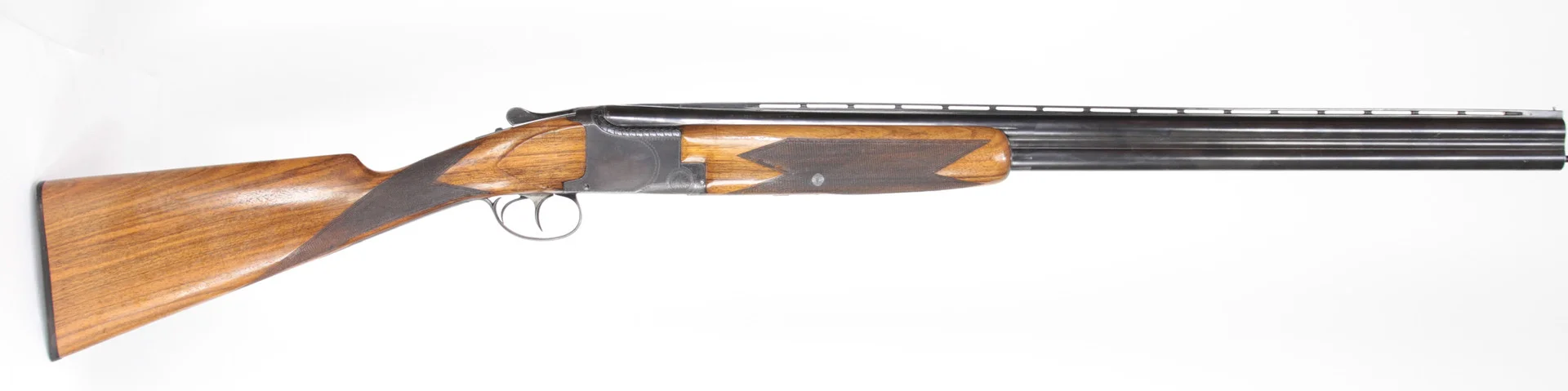 621. HAGELGEVÄR, belgiskt, Enkelskott, fabrikat FN, modell B25 A1, kaliber 12/70, tillv.nr 84999, se-nr SE1366064. — Shotguns — Walter Borg