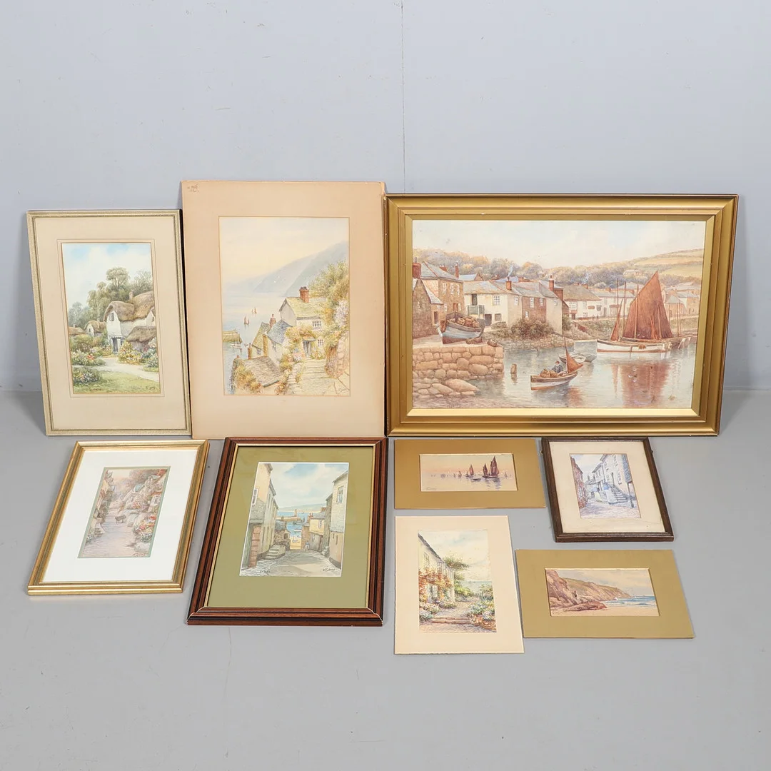 W. SANDS (THOMAS HERBERT VICTOR, 1894-1980). A QUANTITY OF WATERCOLOURS OF THE WEST COUNTRY. — Paintings — Lawrences Auctioneers