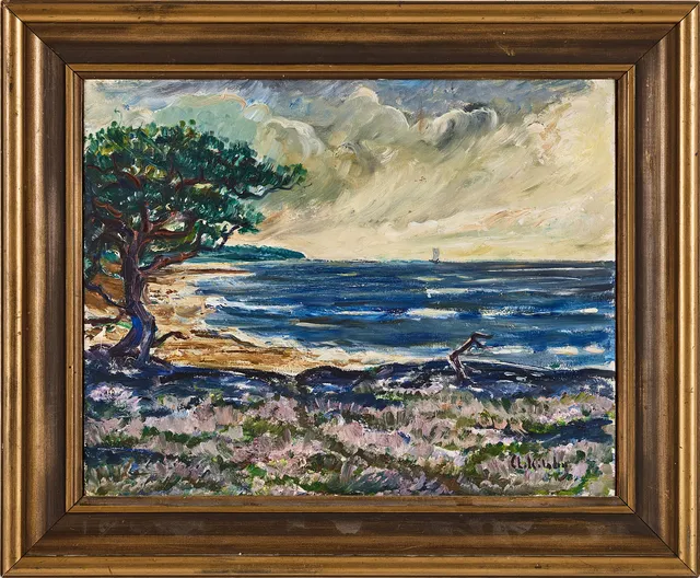 ARNE KILSBY (1895-1989). Kustlandskap.