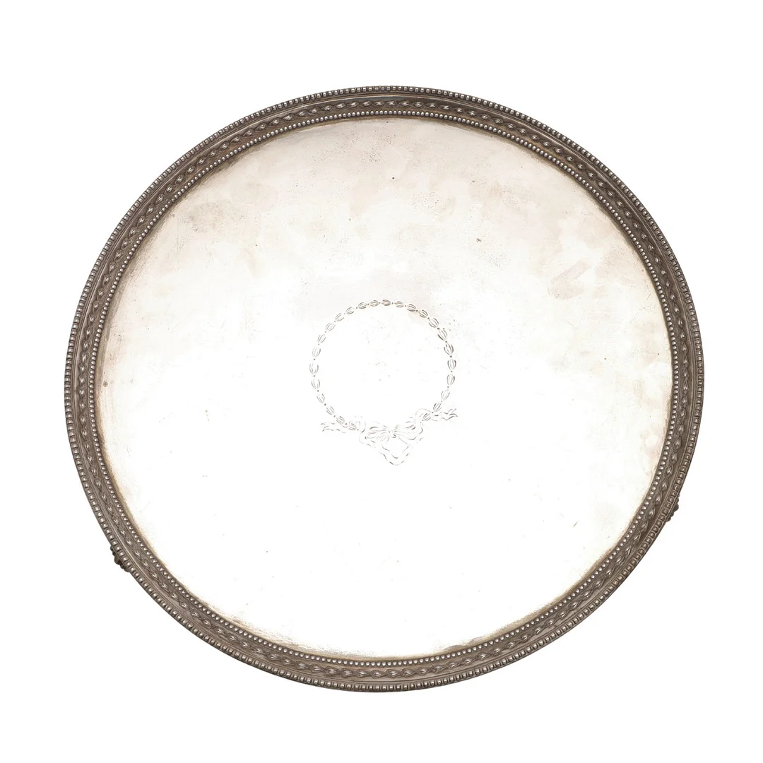 A GEORGE III SILVER SALVER. — Silver — Lawrences Auctioneers