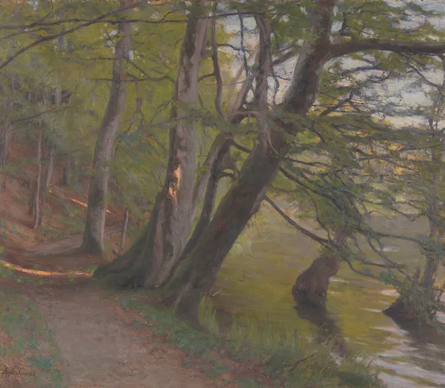 Tannæs, Marie — "Bøgetrær ved vandet"