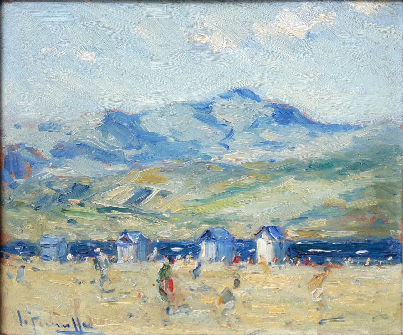 JOAQUIM TERRUELLA MATILLA. Seaside landscape. — Paintings — Balclis
