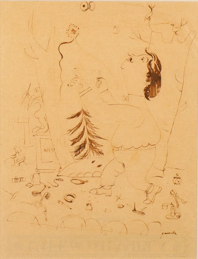 EMILI GRAU SALA (1911–1975). Un joven con un diábolo.