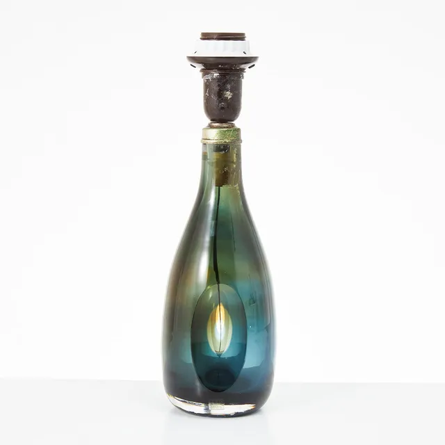 MONA MORALES SCHILDT. Bordslampa, "Ventana", glas, Kosta.