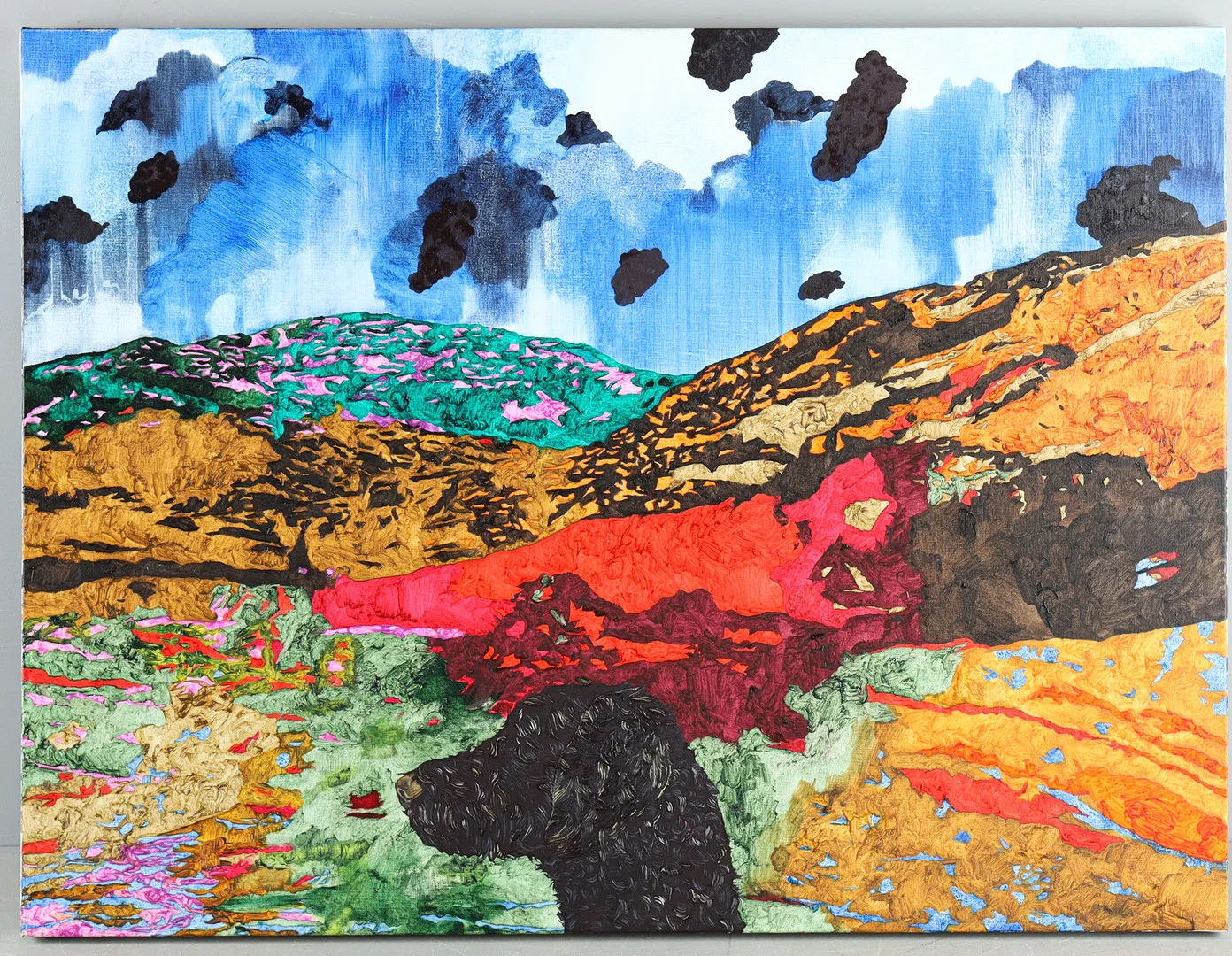 ROGER METTO (1964-). "Ronja à Vassijaure", olja på duk, signerad och daterad 2014 à tergó. — Paintings — Stockholms Auktionsverk Helsingborg