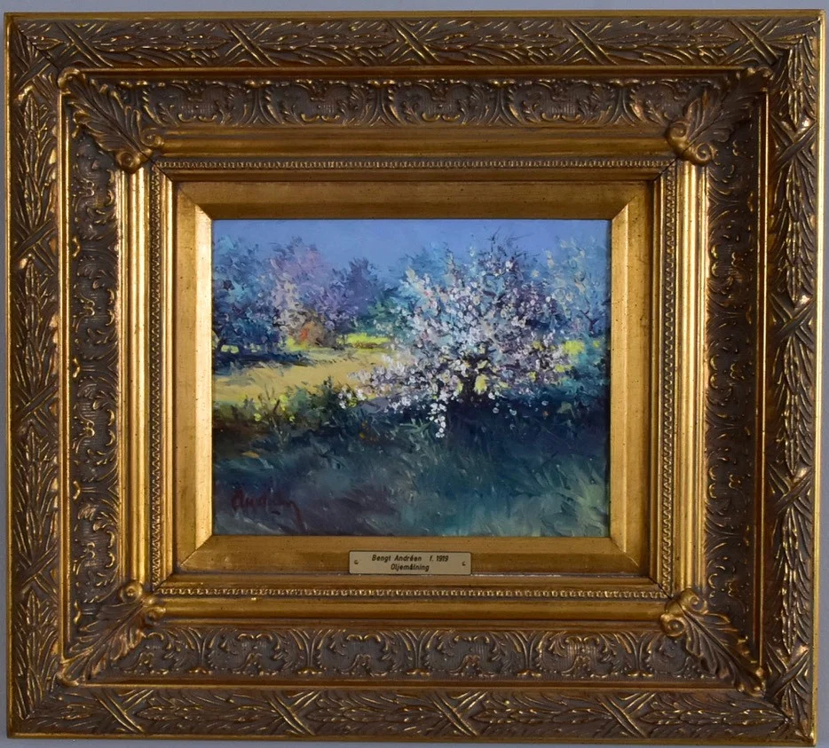 BENGT ANDRÉN. Olja på duk. — Paintings — Halmstads Auktionskammare