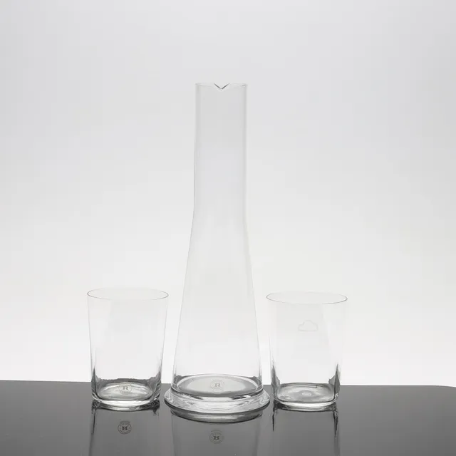 SELTERGLAS samt KARAFF, 9 delar, Reijmyre, samtida.
