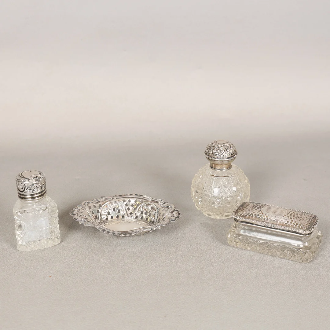 SILVER VARIOUS DATES & MAKERS (4). — Silver — Bishop & Miller