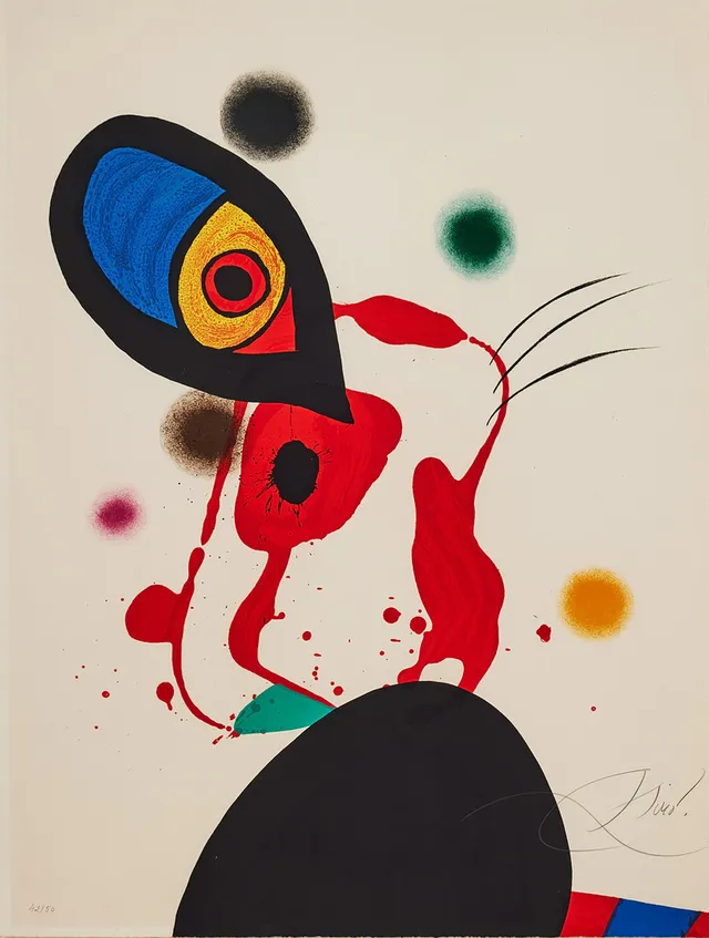 JOAN MIRÓ. "L'Eunuque Impérial".