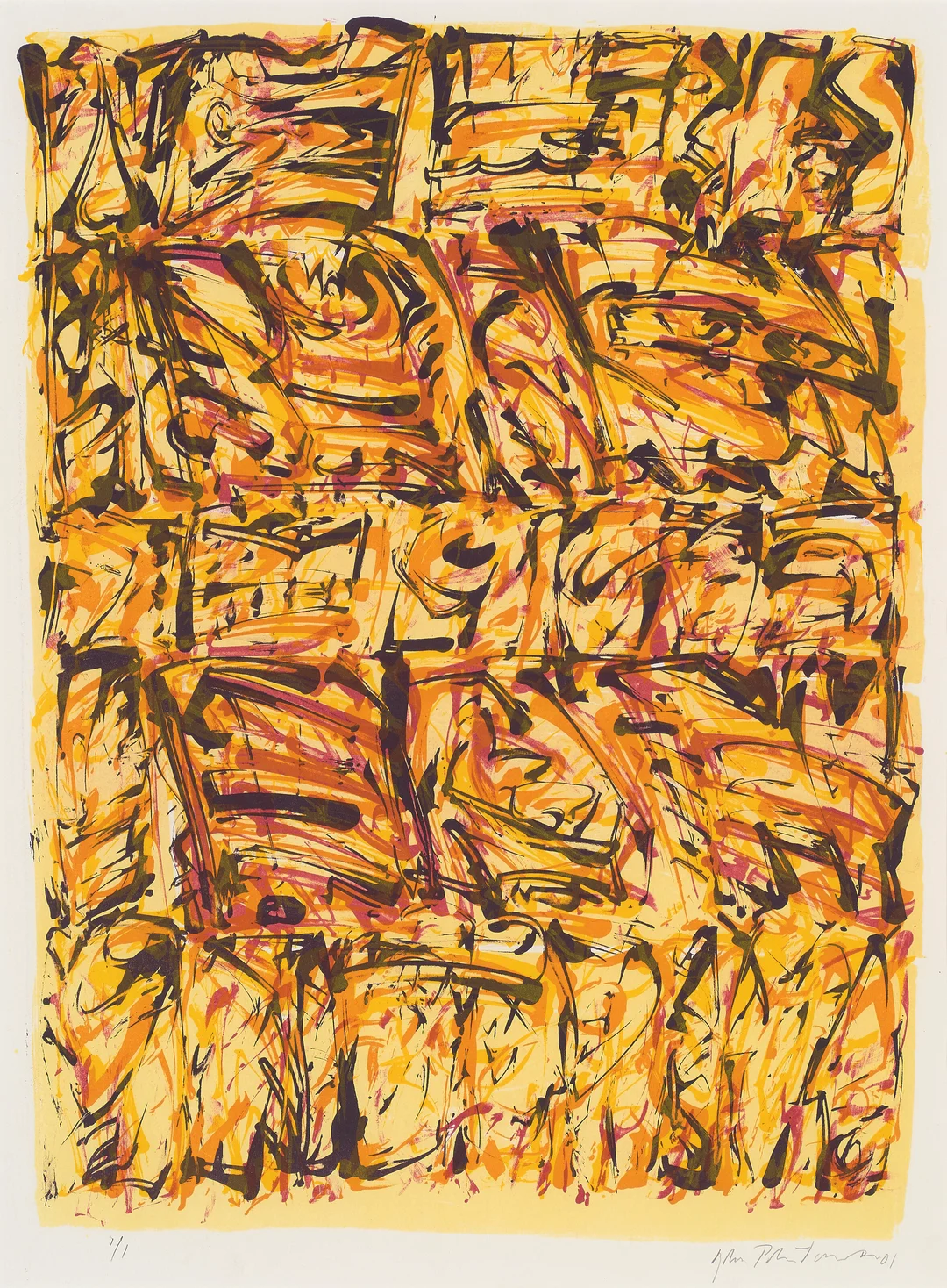Pahr-Iversen, Kjell — Uten tittel, 2001 — Kunst/Grafikk — Blomqvist