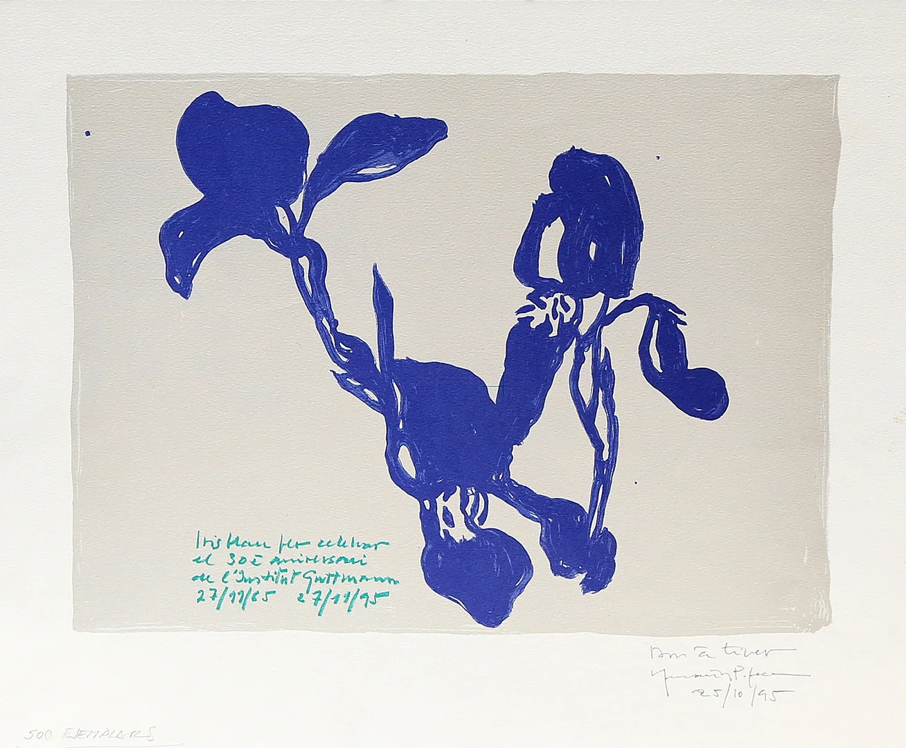 JOAN HERNÁNDEZ PIJUAN. Iris Blau. — Engravings & Prints — Balclis