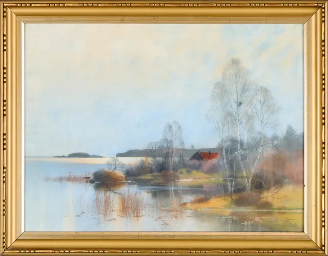 CARL BRANDT. Höstlandskap.