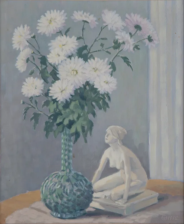 EINAR PETTERSSON. OLJA på pannå, signerad, 1900-tal.