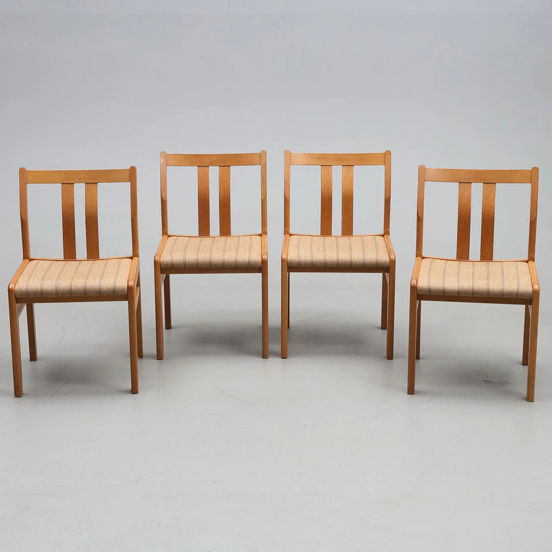 STOLAR. 4 st, ek. — Armchairs & Chairs — Gomér & Andersson Jönköping