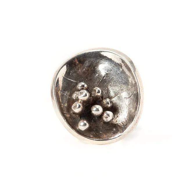 ERIK GRANIT. ring, silver, Helsingfors, Finland.