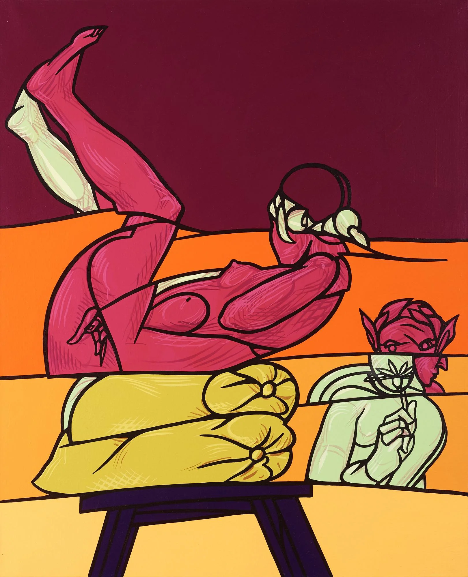 Valerio Adami, "Après-midi d'un faune". — Bukowskis