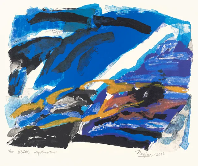 Nesjar, Carl — "Blått kystmotiv" 2008