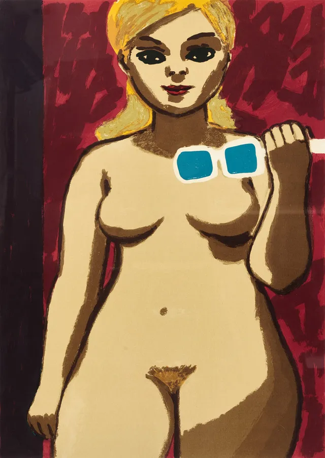 LARS NORRMAN (1915-1979). "Kerstin", ur portföljen "Svenska brudar", signerad och numrerad 170/360, serigrafi.