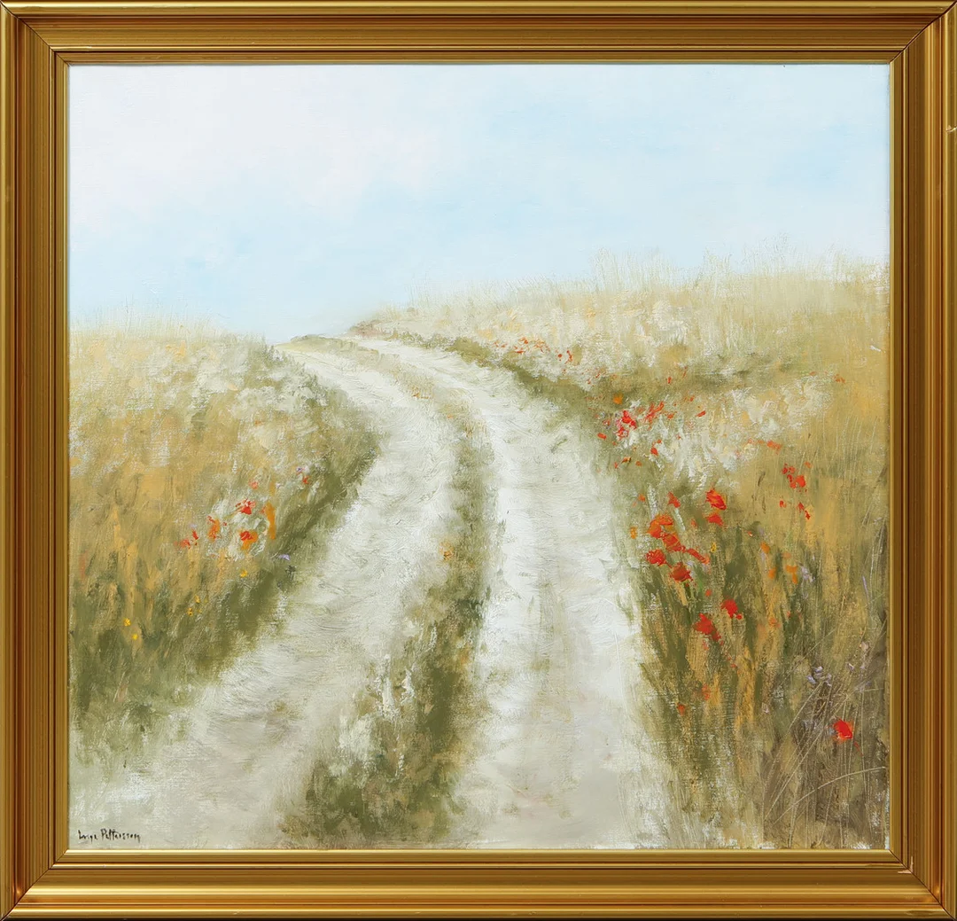 INGE PETTERSSON. Landskap, olja på duk, signerad. — Paintings — Göteborgs Auktionsverk