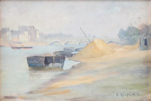 LOTTEN RÖNQUIST. Motiv från Paris.