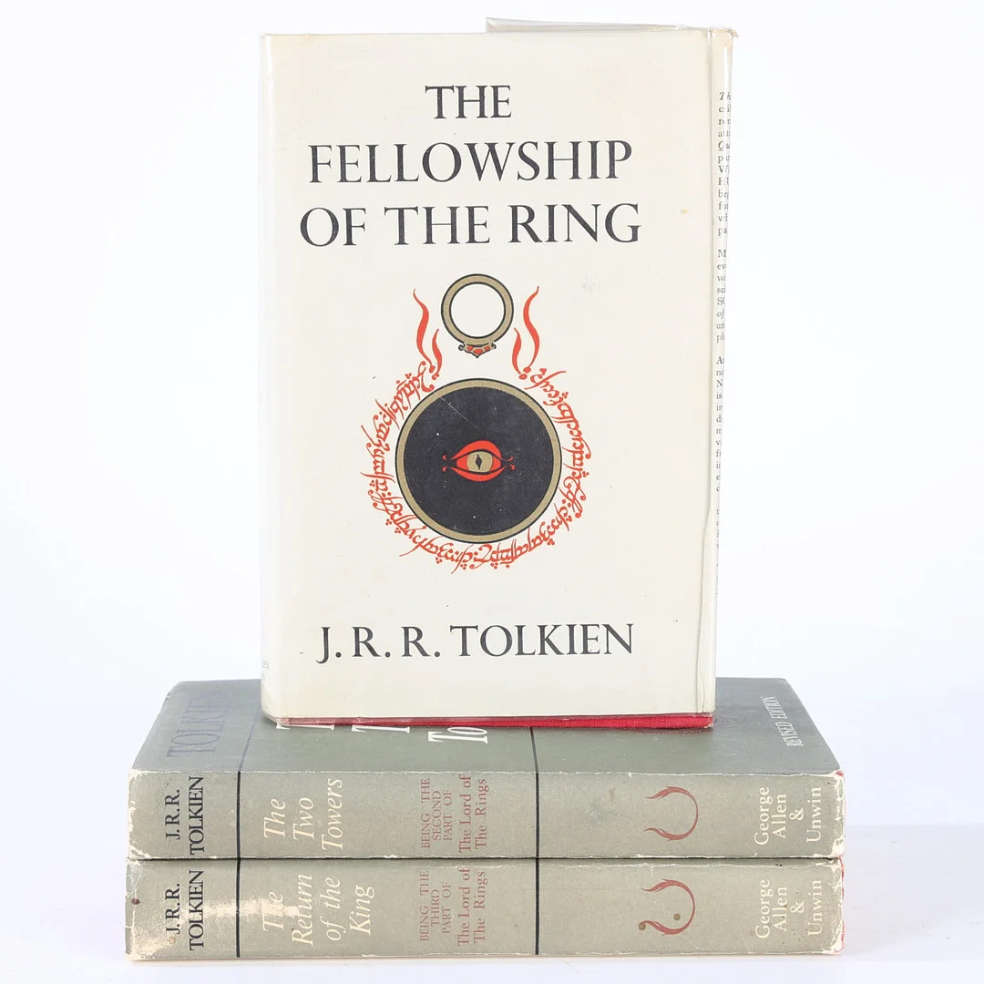 J.R.R TOLKIEN "THE LORD OF THE RINGS" VOLUMES 1 - 3. — Books — Bishop & Miller