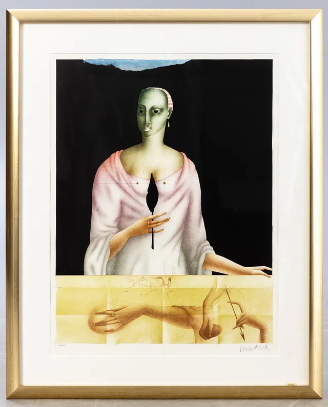 PAUL WUNDERLICH (1927-2010). Aglaia.