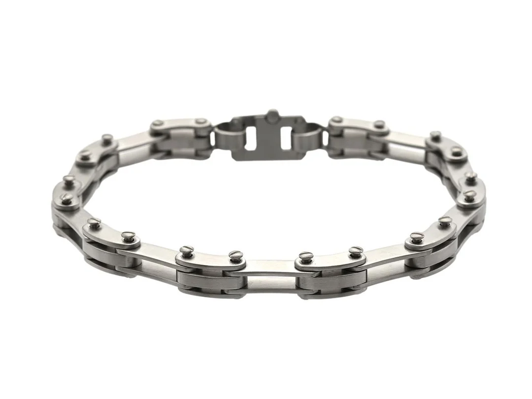 ARMBAND, stål, fantasilänk, längd 21 cm, vikt 31,5 g. — Smycken/Armband — Kaplans