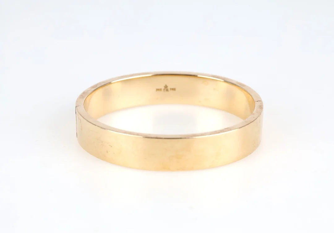 Frantz Hingelberg: Bracelet of 14 kt. gold. The 1970s. — Jewellery/Bracelets — Lauritz