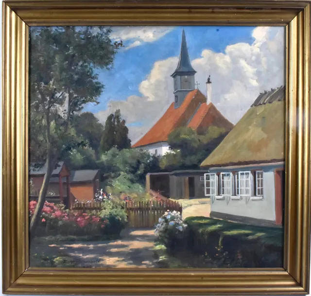 FINN WENNERWALD. Olja på duk.