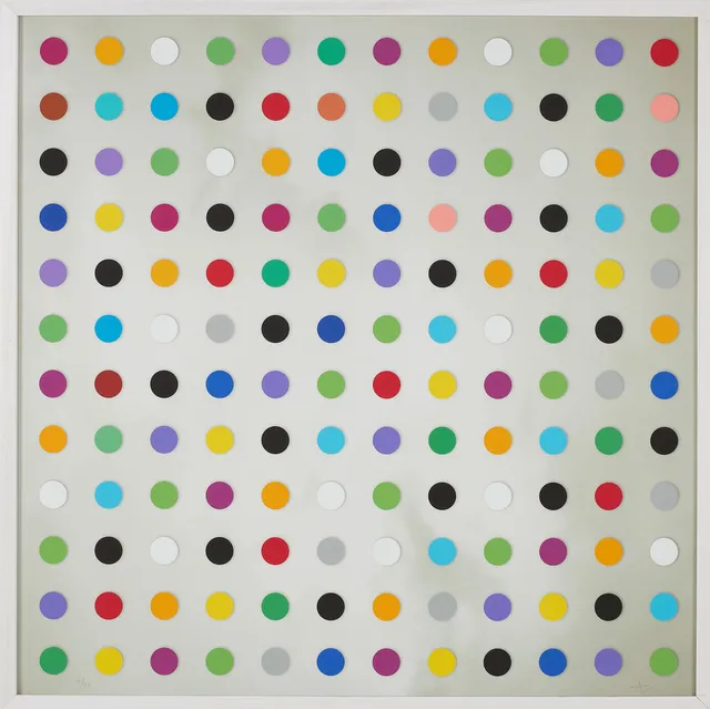 ANDREAS LUNDBERG. Digital print, "Dots", signerad och numrerad 10/25.