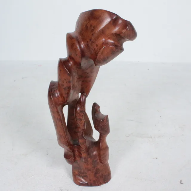 Unbekannter Künstler, Abstrakte Skulptur, Wurzelholz.