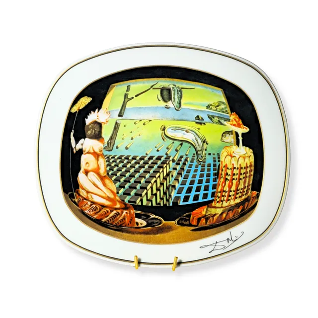 SAVADOR DALÍ. "LES DINERS DE GALA", BANDEJA EN PORCELANA DE LIMOGES, EDICIÓN LIMITADA, USA 86/3000.