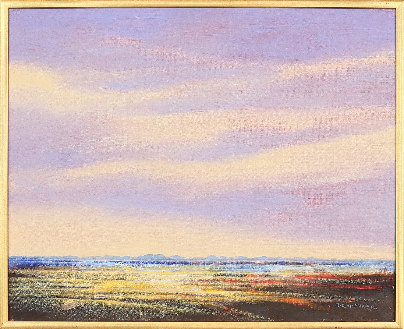 MÅNS ROSSANDER. OLJA på duk, Öland, signerad, modern. — Paintings — Kalmar Auktionsverk