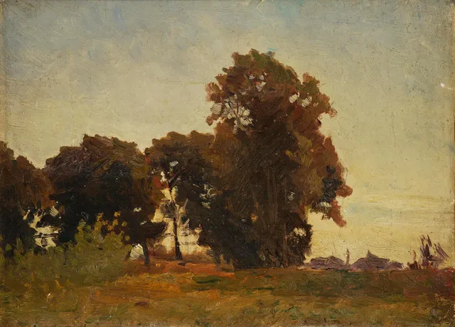 Carl Fredrik Hill, "Trädgrupp".