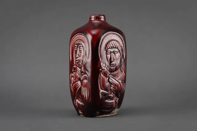 Jais Nielsen for Royal Copenhagen. Vase af stentøj