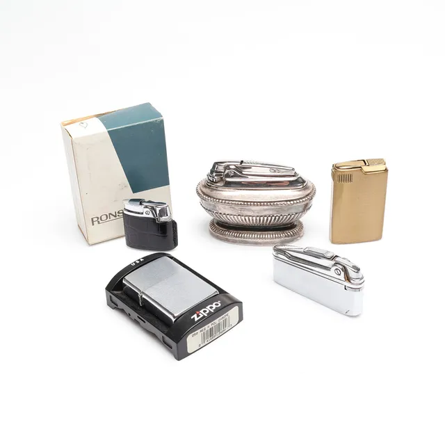 TÄNDARE, 5 stycken, bla Ronson, Zippo.