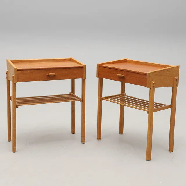 SÄNGBORD, ett par, 1960-tal.