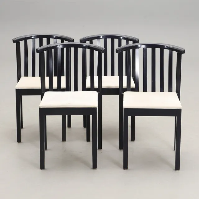 ÅKE AXELSSON. STOLAR, 4 st, "Vaxholmaren", Gärsnäs, 1997.
