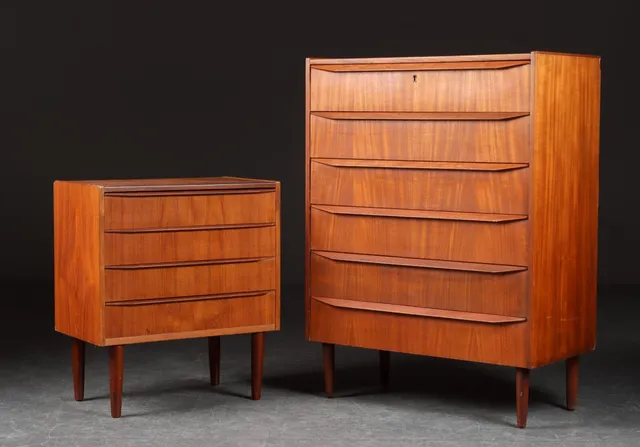 To kommoder af teak, 1960'erne (2)